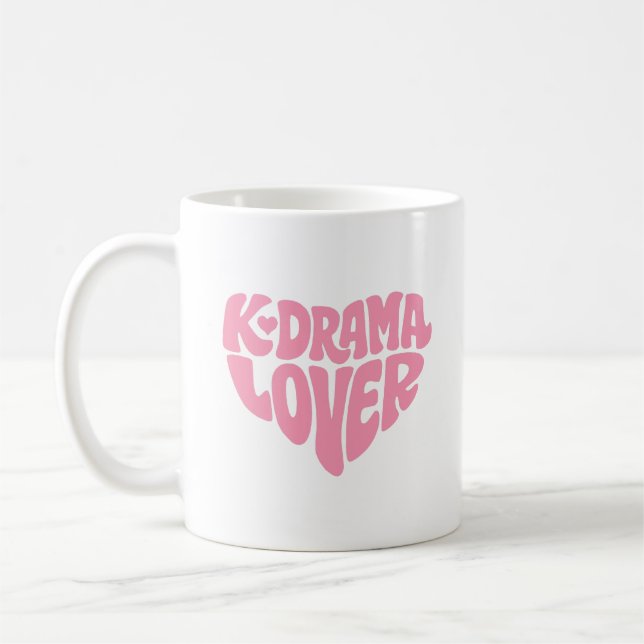 Kdrama Coffee Mug Cute Gift For Korean Drama Lover (Left)