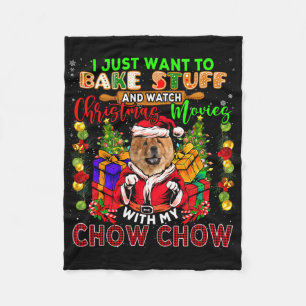 Ke Stuff And Watch Xmas Movies With My Chow Chow S Fleece Blanket