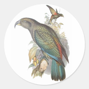 Kea Classic Round Sticker