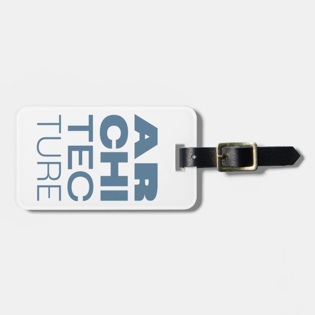 Kean MGC Architecture Luggage Tag (Front Horizontal)