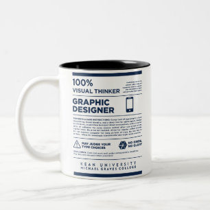 Kean MGC Care Label Graphic Design Mug