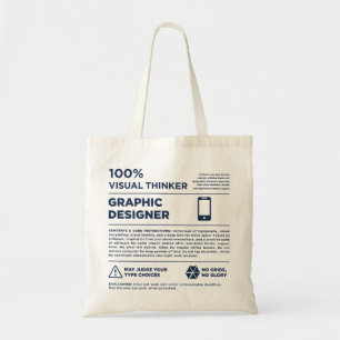 Kean MGC Graphic Design Care Label Tote Bag