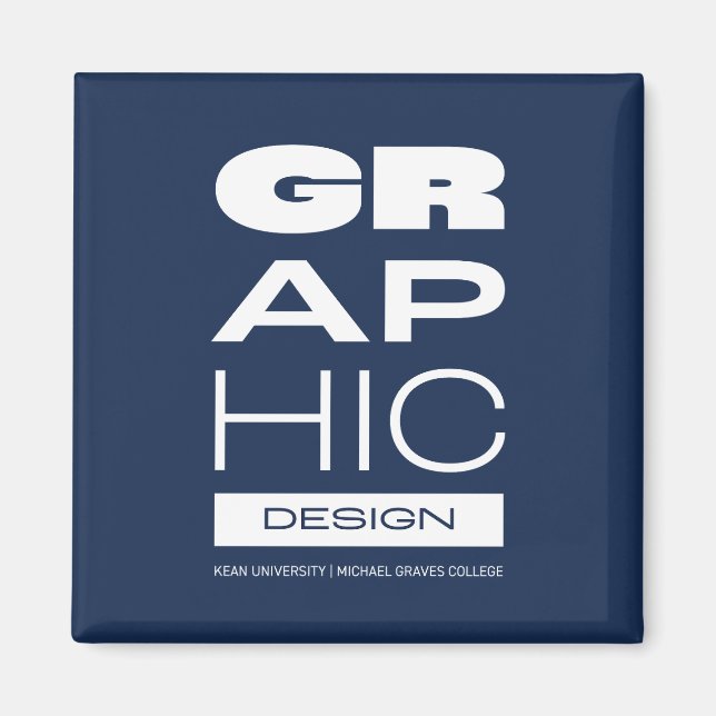 Kean MGC Graphic Design Magnet (Front)