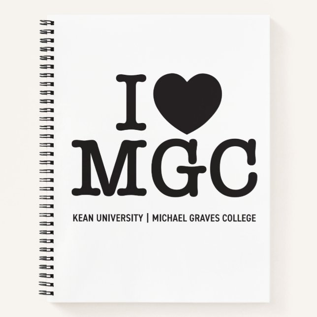 Kean MGC Michael Graves College Notebook (Front)