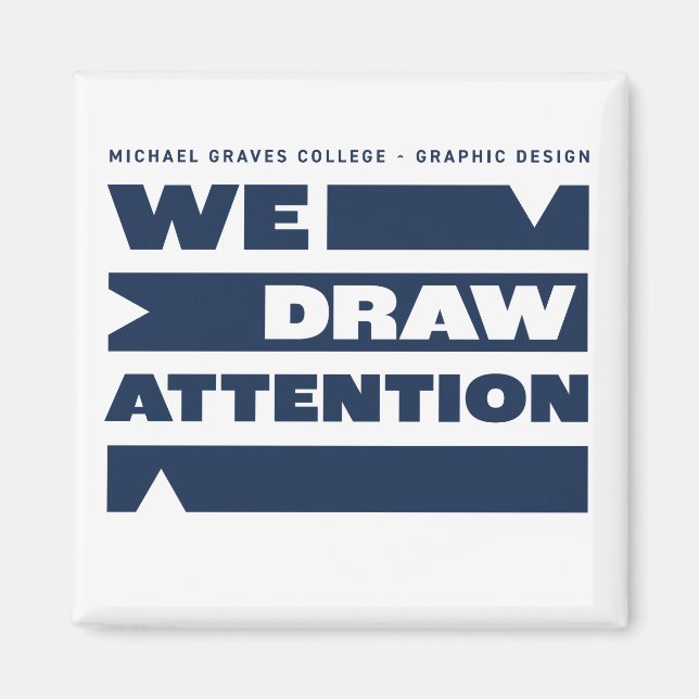 Kean MGC We Draw Attention Magnet (Front)