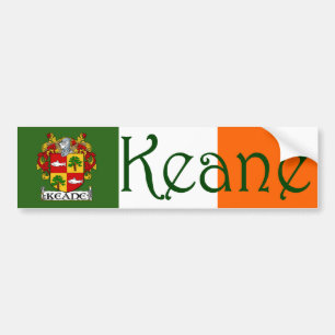 Keane Coat of Arms Bumper Sticker
