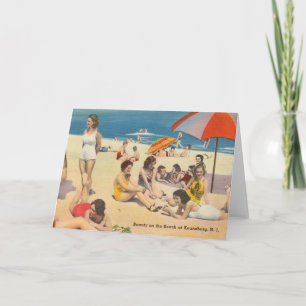 Keansburg, NJ Swimsuit Beach Beauties Card
