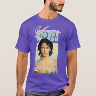 Keanu Reeves Retro 90s Aesthetic Fan Artwork T-Shirt