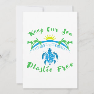 Keap Our Sea Plastic Free Climate Change Ocean Holiday Card