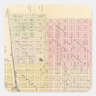 Kearney City, Nebraska Square Sticker