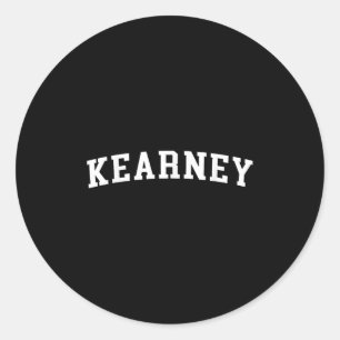 Kearney classic round sticker