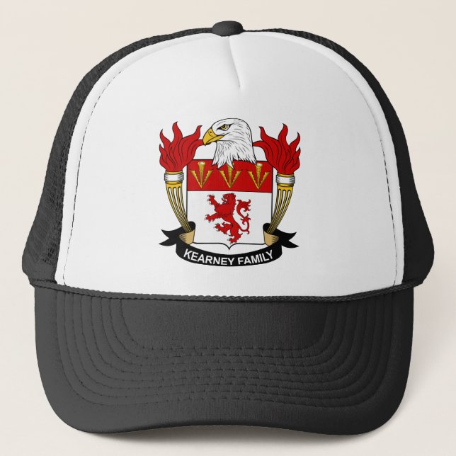 Kearney Family Crest Trucker Hat (Front)