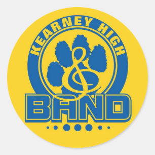 Kearney High Band 3-inch Stickers