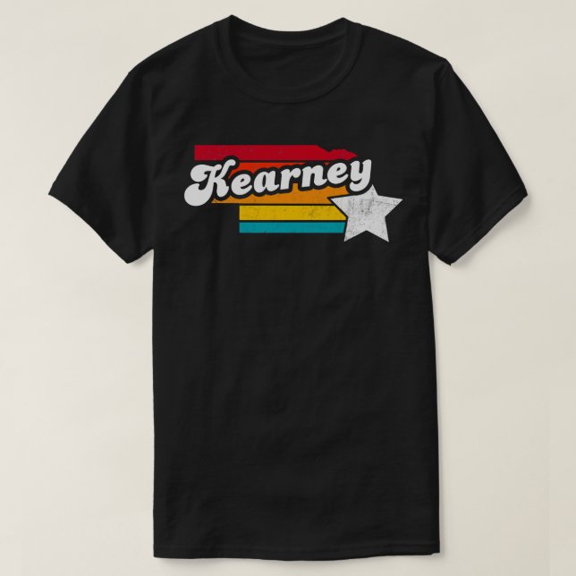 Kearney Nebraska Vintage Distressed Souvenir 2 T-Shirt (Design Front)