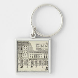 Kearny, California and Sacramento East Side Key Ring