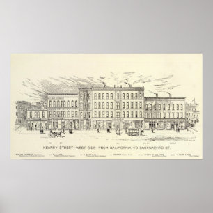 Kearny, California and Sacramento West Side Poster