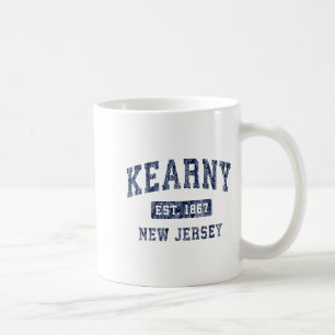 Kearny New Jersey Nj Vintage Established Sports De Coffee Mug