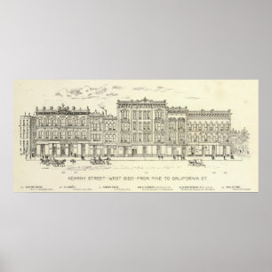 Kearny, Pine and California West Side Poster