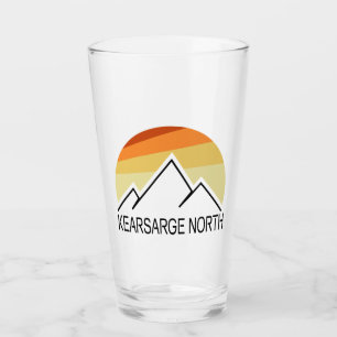 Kearsarge North New Hampshire Retro Glass