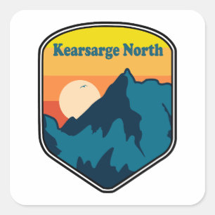 Kearsarge North New Hampshire Sunrise Square Sticker