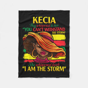 Kecia First Name Family Surname Black History Mont Fleece Blanket
