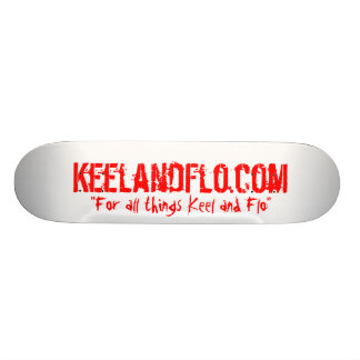 Keel and Flo skateboard