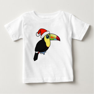 Keel-billed Toucan Santa Baby T-Shirt