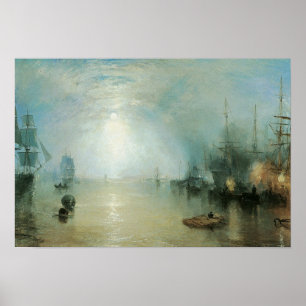 Keelmen Heaving Coals, Moonlight by Joseph Turner Poster