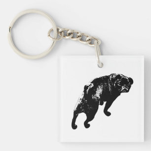 Keen Angle, Uplifted Form Key Ring