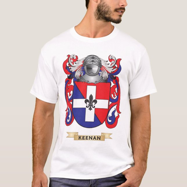 Keenan Coat of Arms (Family Crest) T-Shirt (Front)