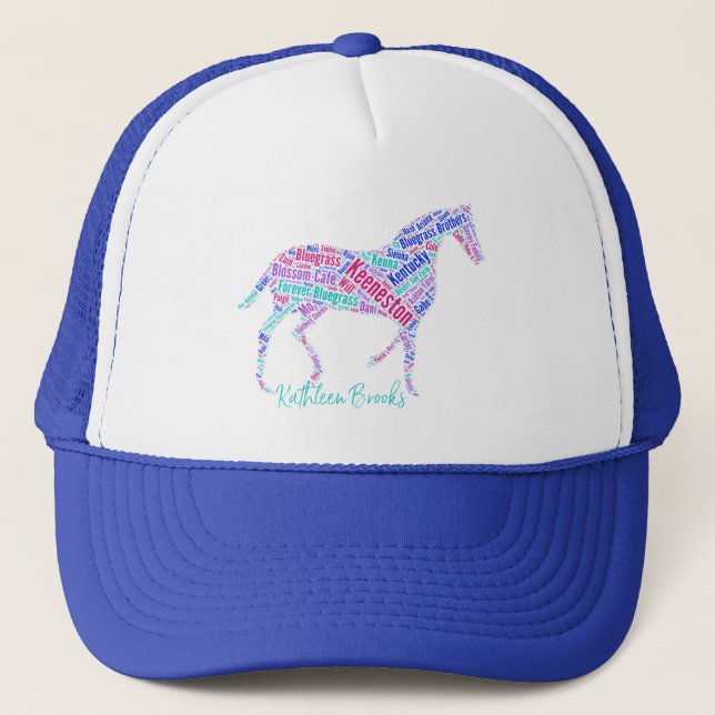 Keeneston Horse Trucker Hat (Front)
