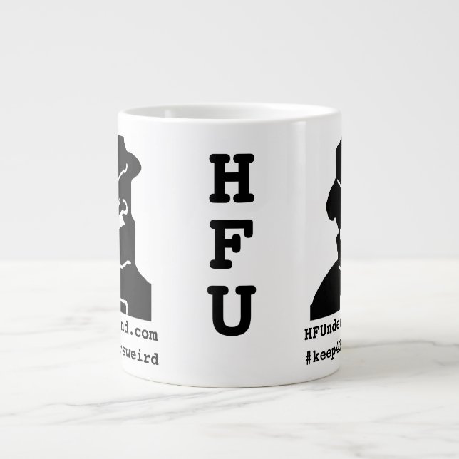 Keep 43 Metres Weird HFUnderground Jumbo Mug (Front)