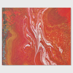 Keep A Drivin 1 Vibrant Red Wrapping Paper
