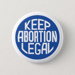 Keep Abortion Legal Pro-Choice Sticker 6 Cm Round Badge