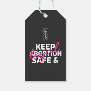 Keep Abortion Safe And Legal Gift Tags