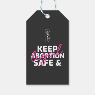 Keep Abortion Safe And Legal   Gift Tags