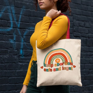 Keep Abortion Safe And Legal Tote Bag