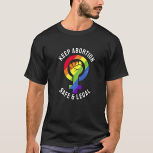 Keep Abortion Safe & Legal Never Again Hanger Pro T-Shirt