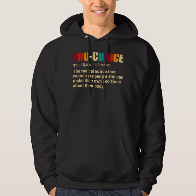 Keep Abortion Safe Pro Choice Women's Rights My Ch Hoodie (Front)
