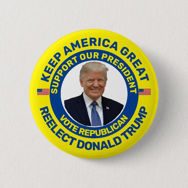 Keep America Great 6 Cm Round Badge (Front)