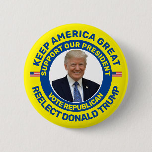 Keep America Great 6 Cm Round Badge