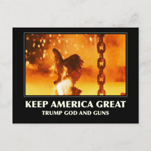 Keep America Great Holiday Postcard