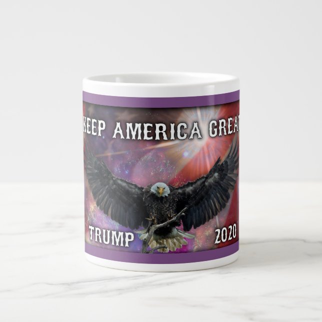 Keep America Great - Trump 2020 Large Coffee Mug (Front)