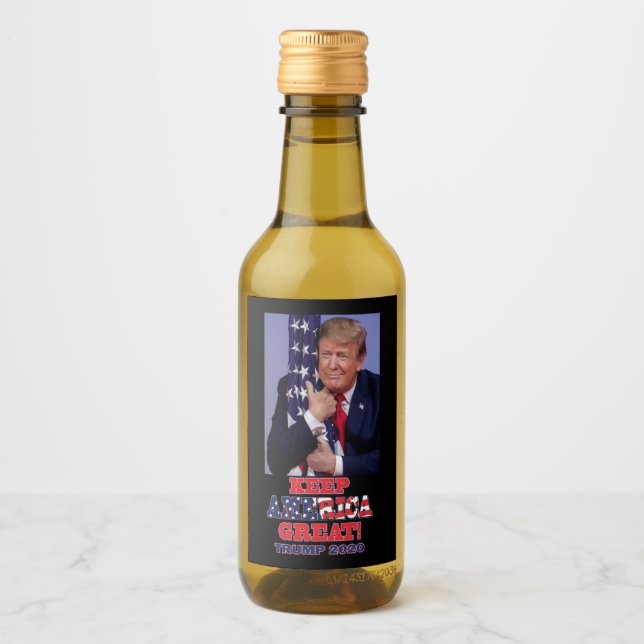 Keep America Great Trump 2020 Wine Label (Front)