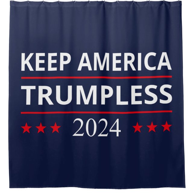 Keep America Trumpless VII Shower Curtain (Front)