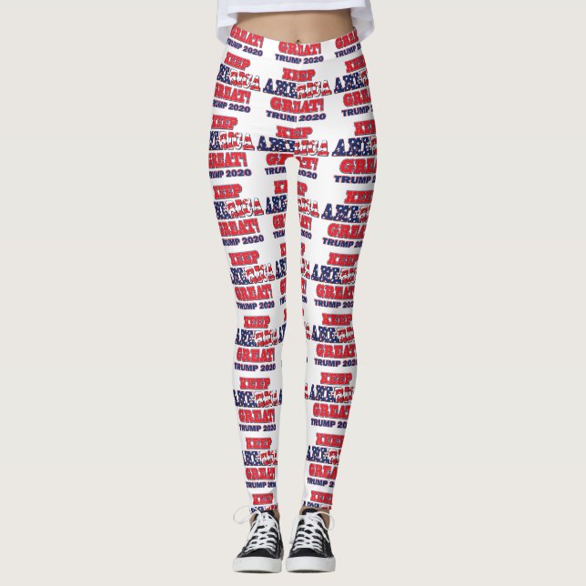Keep American Great - Trump 2020 Leggings (Front)