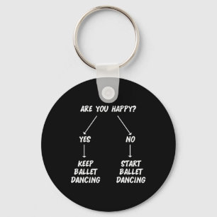 Keep Ballet Dancing Dance Dancer Ballerina Men Wom Key Ring