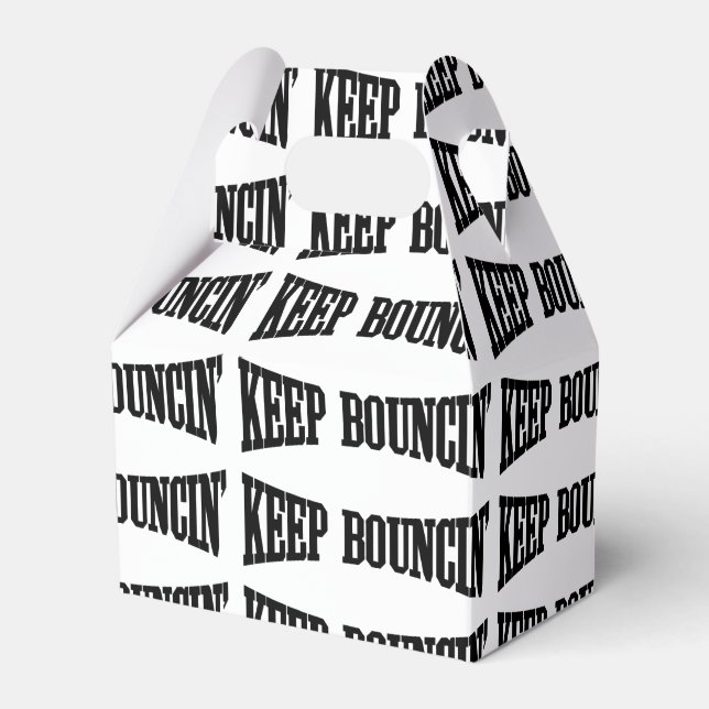 Keep Bouncin' Favour Box (Front Side)