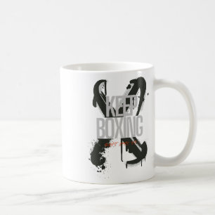 Keep Boxing Never Quit Motivational Fighter Traini Coffee Mug