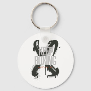 Keep Boxing Never Quit Motivational Fighter Traini Key Ring